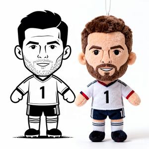 Muñeco de Peluche Personalizado de Club de Fútbol, Juguete de Peluche de Mascota - Product Image 2