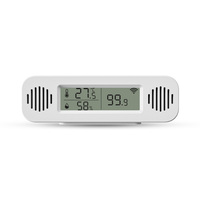 Capteur de pression atmosphérique intelligent WiFi avec détecteur de température et d'humidité, station météo 3 en 1, application de contrôle à distance