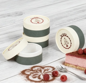 Tubo de Papel Biodegradable de Grado Alimenticio de Lujo, Caja de Regalo de Cartón con Logotipo Personalizado para Empacar Pasteles, Postres y Chocolates - Product Image 4