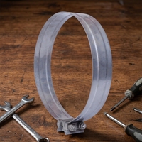 Collier de serrage rapide en acier inoxydable de style américain pour tuyau de ventilation