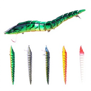 Nouvelle Ligne de Leurres Artificiels Rigides Multi-Articulés en Plastique à 9 Segments, 20cm 65.2g, Coulants, pour Pêche au Bar, au <span class=keywords><strong>Brochet</strong></span>, en Lac et en Rivière - Product Image 2