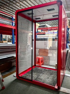 Hiện đại thân thiện với môi trường lớn nhôm cách âm cabin yên tĩnh mô-đun cách âm văn phòng - Product Image 6