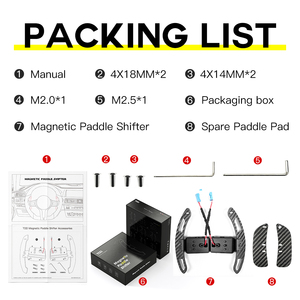 แป้นเปลี่ยนเกียร์คาร์บอนไฟเบอร์แม่เหล็ก TDD สำหรับพวงมาลัย MINI F54 F55 F56 F57 F60 LCI - Product Image 6