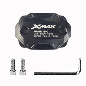 เห<span class=keywords><strong>ม</strong></span>าะสำหรับ XMAX155 20-25 ชุดแต่งมอเตอร์ไซค์ ฝาครอบปั๊มดิสก์เบรกอะลูมิเนียม CNC ฝาครอบปั๊มน้ำมันเบรก - Product Image 4