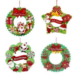 2025 Hot Selling Christmas Decorations <b>DIY</b> Wreath <b>Kits</b> & Handmade Pendants for Trees, Hotels & Stores - Product Image 1