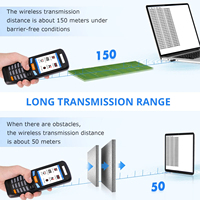 Escáner de código de barras inalámbrico 2D QR Colector DE DATOS PDA de mano para gestión de inventario de almacén 4G Android Wi-Fi Stock