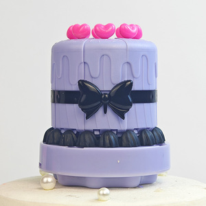 Crema creativa <span class=keywords><strong>torta</strong></span> di <span class=keywords><strong>compleanno</strong></span> petali di fiori per festeggiare le candele musicali di <span class=keywords><strong>compleanno</strong></span> - Product Image 2