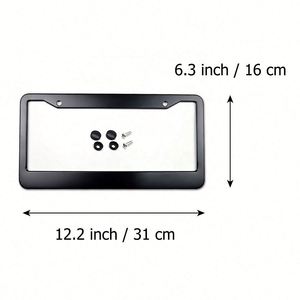 Placa de Matrícula de Automóvil Personalizada de Aleación de Aluminio, Económica, Estándar de EE. UU., Promocional, Mate, Duradera, con Logotipo Personalizado al por Mayor - Product Image 2
