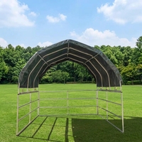 Tente abri portable pour chevaux en promotion – Design moderne, tailles personnalisables, imperméable et résistante aux UV pour pâturage, enclos et écurie