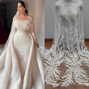 Sang trọng cổ điển công chúa phong cách OFF-The-vai đầy đủ sequin thêu satin chapel Train Wedding Dress - Product Image 1