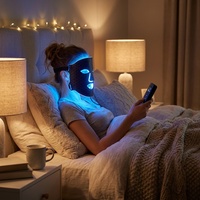 Masque facial LED en silice SUNGLOR SG-MSK-FN avec spectre 630 nm et 850 nm pour les centres de bien-être professionnels