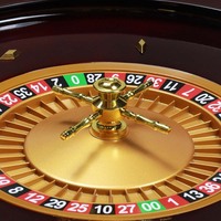 Roue de roulette de casino européenne américaine 22 en bois de haute qualité 0 00 pour le jeu de divertissement de bingo