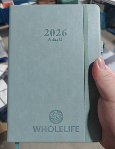 2026 अनुकूलन योग्य ए 5 साप्ताहिक और मासिक योजनाकार स्व-अनुशासन दिवस डायरी के साथ चमड़े के कवर थर्मल बाइंडिंग नोटबुक - Product Image 5