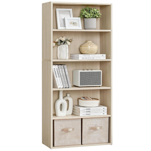 5-Tier Bookcase <strong>Book</strong> <strong>Shelf</strong> <strong>Open</strong> Storage <strong>Shelf</strong> 9.4 X 23.6 X 52.8 Inches for Living Room Home Office Dinning Room - Product Image 5