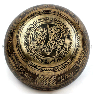 Cuenco Tibetano Grande con Arte del Señor Buda, Sonido Profundo para Yoga, Meditación y Terapia de Sonido - Product Image 4