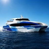 Grandsea AL-2000, bateau ferry à passagers en aluminium de 67 pieds, 100 places, vitesse de 21 nœuds, moteur diesel, à vendre