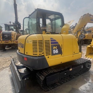Used KOMATSU PC56 Mini Excavator 5.6 Ton Hydraulic Crawler Excavator Construction Machinery - Product Image 6