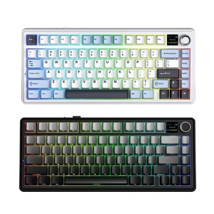 AULA F75 MAX New 75% Hot Swap 3 Mode RGB Backlit Wireless Gaming Mechanical <b>Keyboard</b>, Smart Digital Screen Knob, Laptop Use - Product Image 1