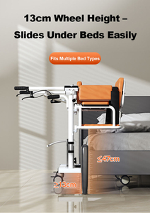 침대에 누워 있는 환자를 위한 조절 가능한 유압식 이동 의자, 침대에서 화장실, 욕실 변기까지 이동, 의료용, 침대 옆 - Product Image 2