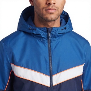 Chaqueta Deportiva para Hombre, Cortavientos, Transpirable, Diseño con Bloques de Color, Cierre de Cremallera, Estilo Deportivo, Corte Regular, para Invierno - Product Image 6
