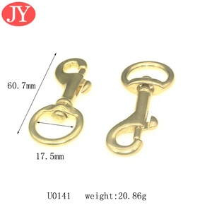 جودة عالية صلبة النحاس هوك المفاجئة للحقائب الجلدية مختلف الأحجام قفل معدني - Product Image 6