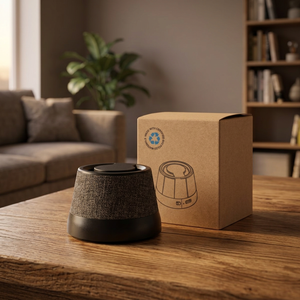Horna 3 W Altoparlante Wireless Mini Subwoofer da Esterno con LED, Microfono, Batteria e Funzione Magnetico in Plastica Riciclata per Feste - Product Image 2