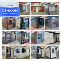 Casa Prefabricada Plegable Tipo Z de 20 Pies, Panel Sándwich Aislado, Resistente al Viento y Nieve, Casa Pequeña para Exteriores, Oficina, Hotel, Personalizable