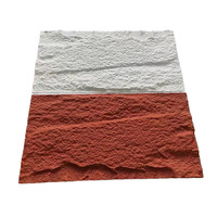 Panneaux muraux artificiels d'aspect pierre PU pour décoration murale intérieure