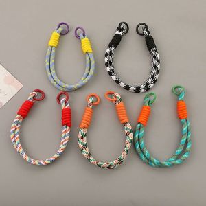 Colorful Nylon Short Wristlet Phone Case Strap Universal Anti Lost Wrist <b>Lanyard</b> Keychain - Product Image 1