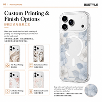 Funda Magnética Personalizada de Alta Calidad para iPhone 17 16 15 14 18 Pro Max, Carcasa Trasera Transparente Antiamarilla con Imán Potente