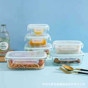 Lonchera de Vidrio con Tapa de Plástico de 1-3L, Apta para Microondas, para Uso en la Oficina - Product Image 4