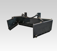 Attache hydraulique pour pousseur de fumier de type skid steer, grattoir à fumier réglable pour ferme d'élevage