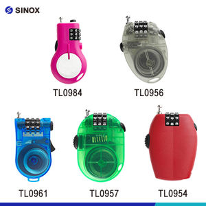 New Hot Sale <b>Portable</b> Retractable <b>Lock</b> Abs / Pvc Material Retractable Cable <b>Lock</b> - Product Image 2