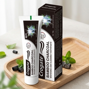 Dentifrice Crogate Double <span class=keywords><strong>Action</strong></span> <span class=keywords><strong>Charbon</strong></span> Menthe 100g pour Usage Domestique, Blanchiment des Dents Adultes, Protection Contre les Caries, Nettoyage en Profondeur, Hygiène Buccale - Product Image 5