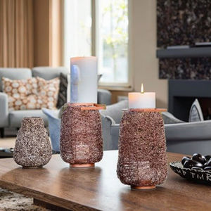 Candelabro de resina decorativo de Navidad directo de fábrica para decoración del hogar con tarro de vela y taza - Product Image 3