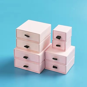 Luxury Jewelry Packaging <b>Box</b> Sliding Drawer Cardboard <b>Gift</b> <b>Box</b> for Rings Necklaces <b>Earrings</b> Bracelets Custom Logo - Product Image 6