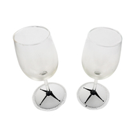 Dessous de verre en néoprène pour Sublimation, 8 pièces, blanc, pour verre de vin jetable, protection de Table à Double couche, pour la fête