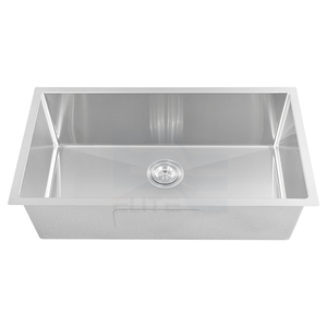 30 zoll große handgefertigte 304-edelstahl-einzelbecken untermode übermontage küchenspüle - Product Image 2