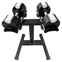 Support de Rangement et Présentoir pour Haltères Ajustables en Fer, Prix Usine OEM, Circulaire, Non Pliable, pour Usage Domestique et Commercial