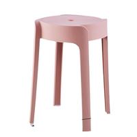 Tabouret en plastique épais minimaliste moderne pour la maison, chaise simple, table à manger, design moulin à vent, empilable pour le salon