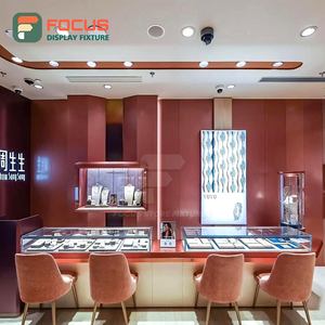 Vitrina de Pared de Alta Gama, Mueble de Madera para Joyería con Iluminación LED, Exhibidor de Joyería Moderno y Lujoso - Product Image 1