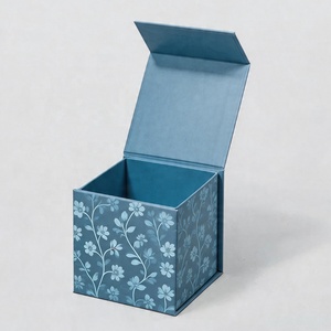 กล่องของขวัญใส่เทียนหอมแบบแข็งสั่งทำพิเศษพร้อมที่ใส่ไม้ขีดไฟ กล่องเทียนเปล่าสุดหรูสำหรับบรรจุภัณฑ์กล่องเทียน - Product Image 5