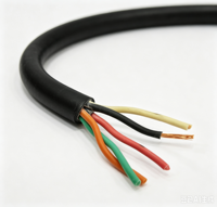 Câble en caoutchouc PE CPE SJOOW/SOOW 2x18AWG 300/600V pour éclairage industriel extérieur, pelouse, jardin, aménagement paysager, éclairage mobile