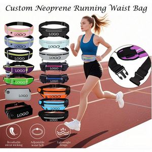 Riñonera Deportiva Personalizada con Logotipo Impreso, Bolsa de Neopreno para Teléfono Celular, Cinturón para Correr y Ciclismo - Product Image 2