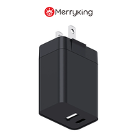 Chargeur rapide GaN 35W USB-C/USB-A+USB-C Garantie 3 ans CE GS KC UKCA pour CUL ETL FCC SAA PSE CCC EAC CB BIS PSB