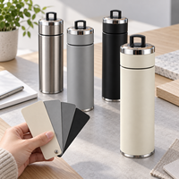 Bouteille d'eau en cuivre de qualité supérieure, cadeau, tasse en cuivre pur, gourde isotherme sous vide de 34 oz, vaisselle thermique, cadeau pour le yoga et l'Ayurveda