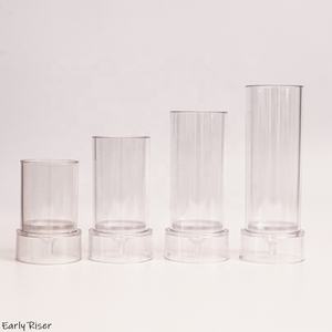 "Early Riser Plastique Acrylique <span class=keywords><strong>Bougie</strong></span> Moule Différentes Tailles Transparent Colonne Forme Rod Making Série Y Compris Prune Fine Dent Rod - Product Image 2