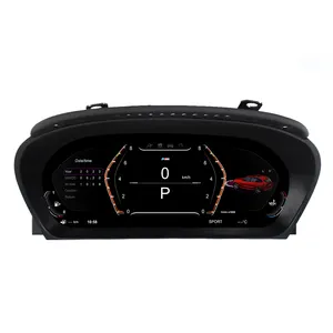 Per BMW serie 5 E60 E61 E63 E64 2004-2009 tachimetro per auto misuratore quadro strumenti per auto pannello schermo LCD da 12.3 pollici