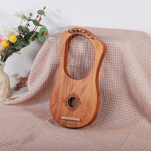 YUCI personnalisé 7 cordes 16 cordes Lyre en bois massif Instrument de musique pour débutants harpes Percussion jouets éducatifs - Product Image 2