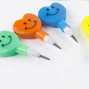 Cung cấp sinh viên tình yêu mỉm cười khuôn mặt bút chì khâu thẻ cố định PP Túi Stackable bút chì cơ học sinh viên mô hình - Product Image 4